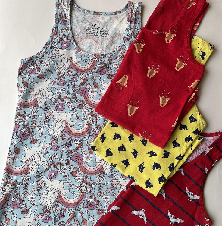 تاپ رکابی عروسکی اچ اند ام