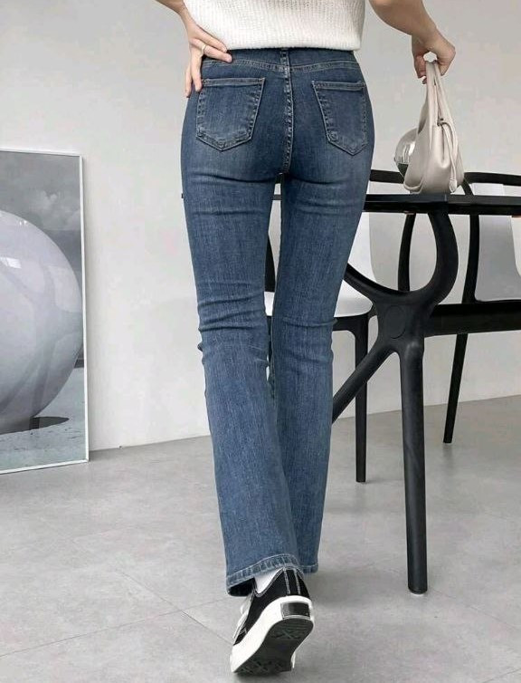 نمای پشت شلوار جین زنانه SHEIN سایز ۳۸